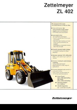व्हील लोडर Zettelmeyer ZL 402