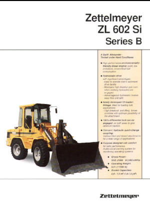 व्हील लोडर Zettelmeyer ZL 602 Si B