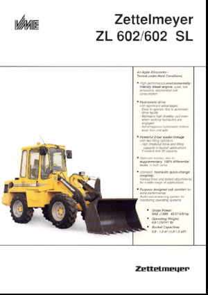 व्हील लोडर Zettelmeyer ZL 602 SL