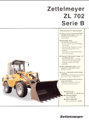 व्हील लोडर Zettelmeyer ZL 702 B