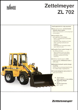 व्हील लोडर Zettelmeyer ZL 702
