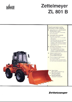 व्हील लोडर Zettelmeyer ZL 801 B