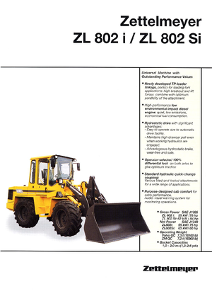 व्हील लोडर Zettelmeyer ZL 802 SI