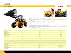 व्हील लोडर YTO ZL30F