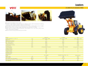 व्हील लोडर YTO 955