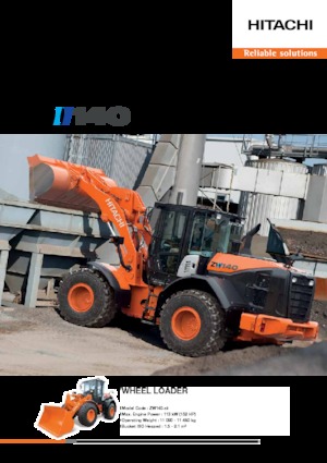 व्हील लोडर Hitachi ZW140-5B