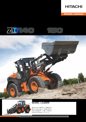व्हील लोडर Hitachi ZW140PL-5