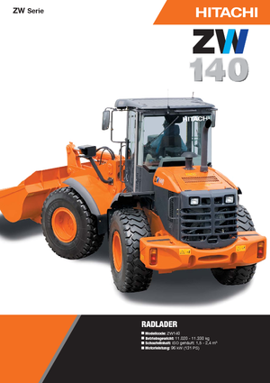 व्हील लोडर Hitachi ZW 140
