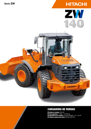 व्हील लोडर Hitachi ZW 140