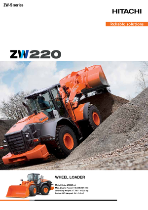 व्हील लोडर Hitachi ZW 220-5