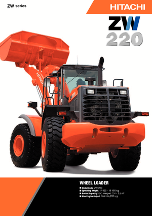 व्हील लोडर Hitachi ZW 220