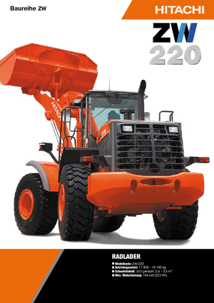 व्हील लोडर Hitachi ZW 220