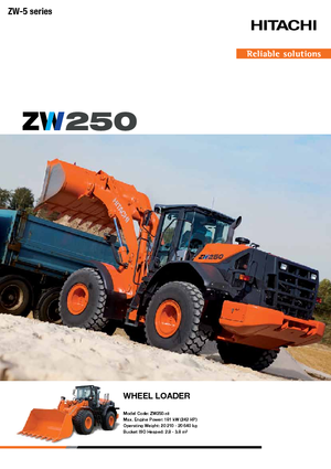 व्हील लोडर Hitachi ZW250-5B
