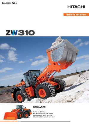 व्हील लोडर Hitachi ZW 310-5