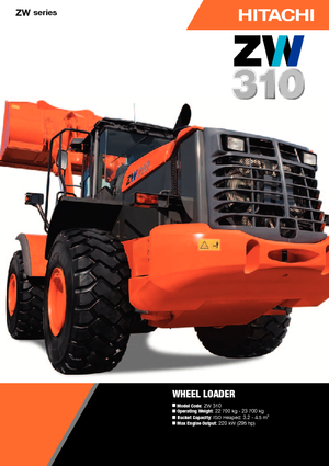 व्हील लोडर Hitachi ZW 310