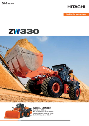 व्हील लोडर Hitachi ZW 330-5