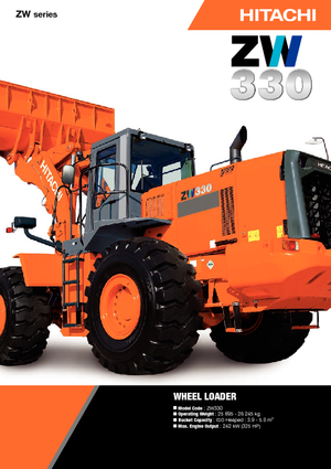 व्हील लोडर Hitachi ZW 330