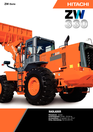 व्हील लोडर Hitachi ZW 330