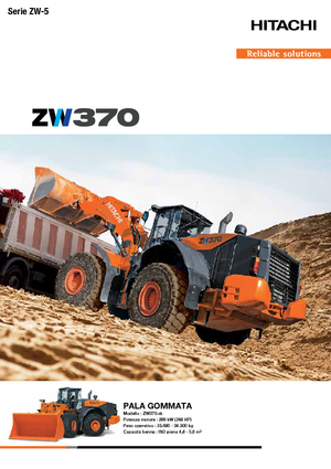 व्हील लोडर Hitachi ZW 370-5