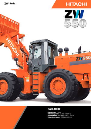 व्हील लोडर Hitachi ZW 550