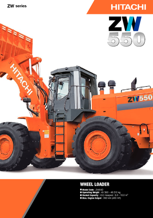 व्हील लोडर Hitachi ZW 550