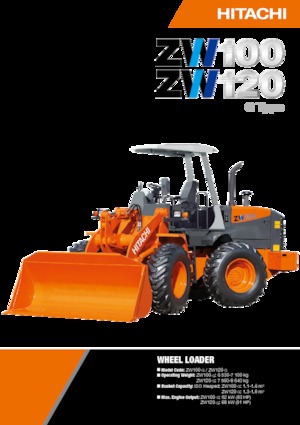 व्हील लोडर Hitachi ZW120-G