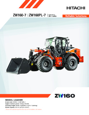 व्हील लोडर Hitachi ZW160PL-7