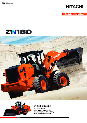 व्हील लोडर Hitachi ZW180-5A