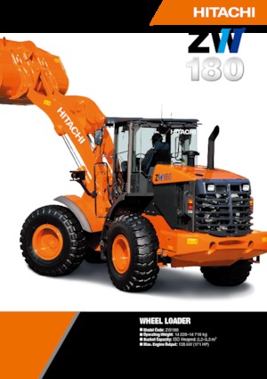 व्हील लोडर Hitachi ZW180