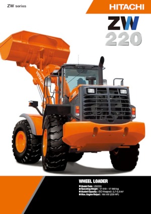 व्हील लोडर Hitachi ZW220