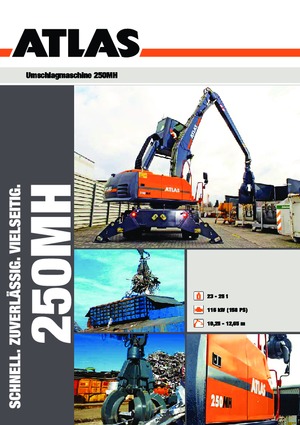 व्हील एक्सकेवेटर Atlas 250 MH