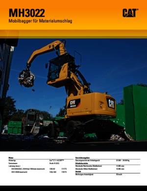 मटेरियल हैंडलर Caterpillar MH3022
