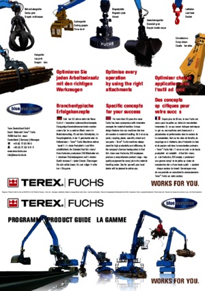 मटेरियल हैंडलर Terex-Fuchs MHL 320 D