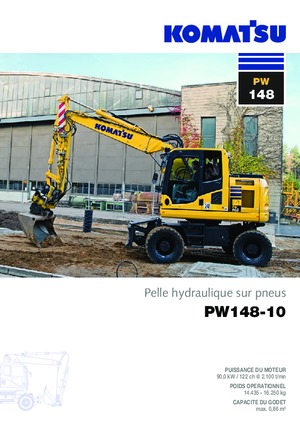 व्हील एक्सकेवेटर Komatsu PW148-10