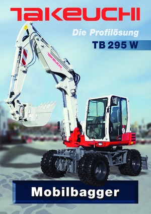 व्हील एक्सकेवेटर Takeuchi TB 295 W