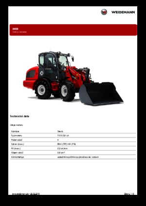 व्हील लोडर Weidemann 3080