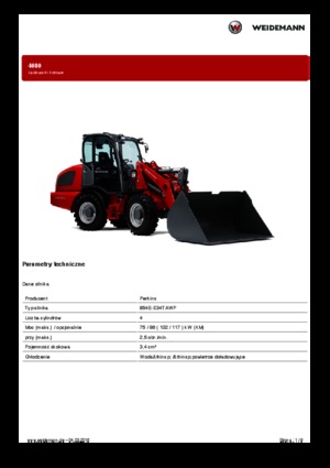 व्हील लोडर Weidemann 4080