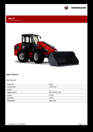 व्हील लोडर Weidemann 4080LPT