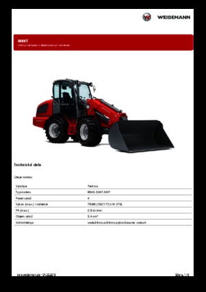व्हील लोडर Weidemann 4080T