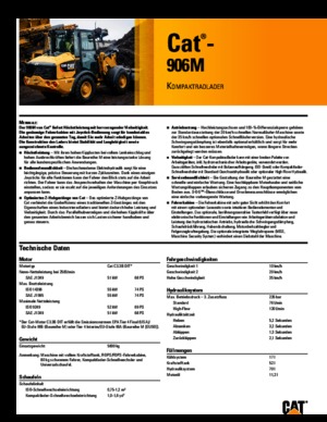 व्हील लोडर Caterpillar 906M