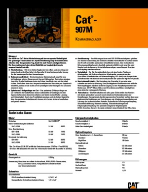 व्हील लोडर Caterpillar 907M