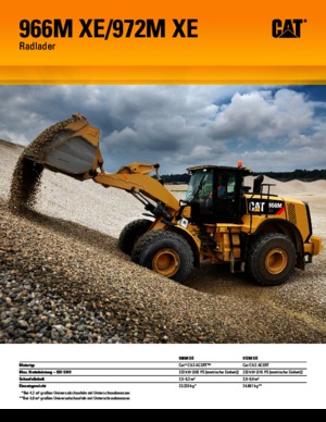 व्हील लोडर Caterpillar 972M XE