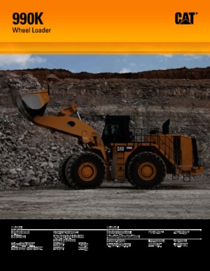 व्हील लोडर Caterpillar 990K