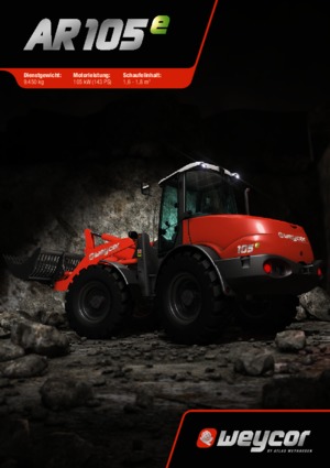 व्हील लोडर weycor AR 105 e
