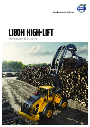 व्हील लोडर Volvo L180H High-Lift