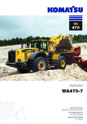 व्हील लोडर Komatsu WA470-7