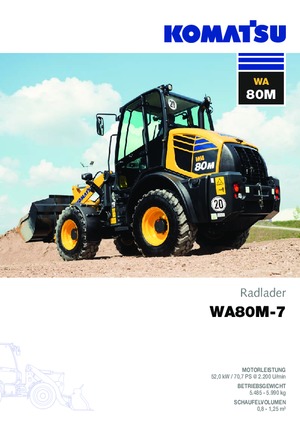 व्हील लोडर Komatsu WA80M-7