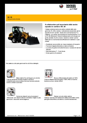 व्हील लोडर Wacker Neuson WL38