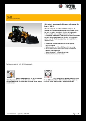 व्हील लोडर Wacker Neuson WL38