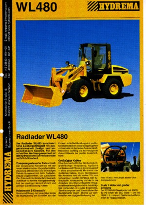 व्हील लोडर Hydrema WL 480